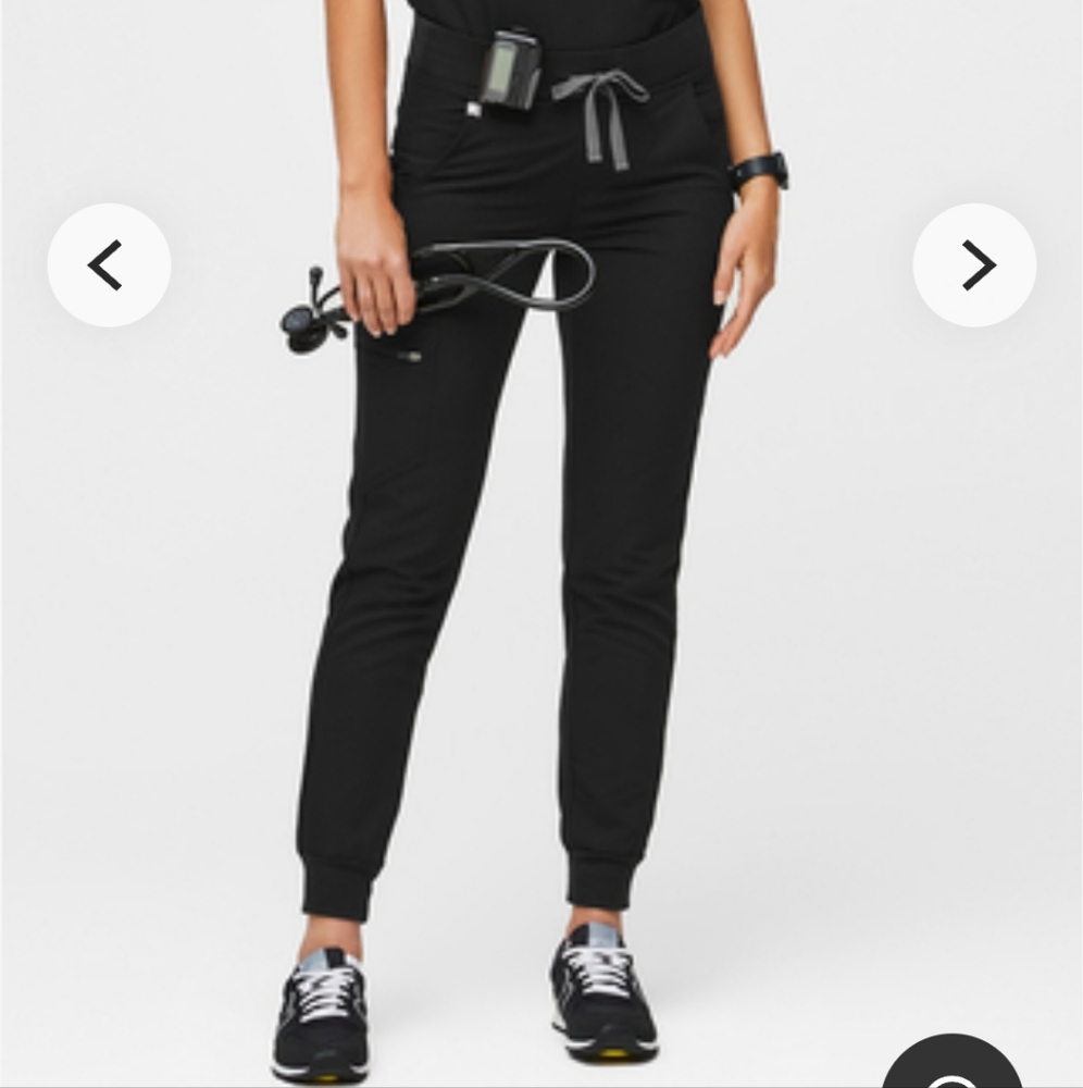 Black Figs jogger scrub pants